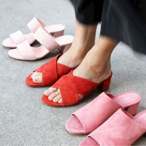 Mansur Gavriel - Suede Heeled Sandals